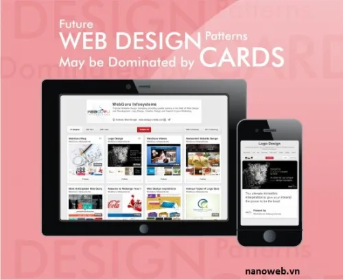 Mô hình thiết kế web trong tương lai có thể được bị chi phối bởi “Cards”